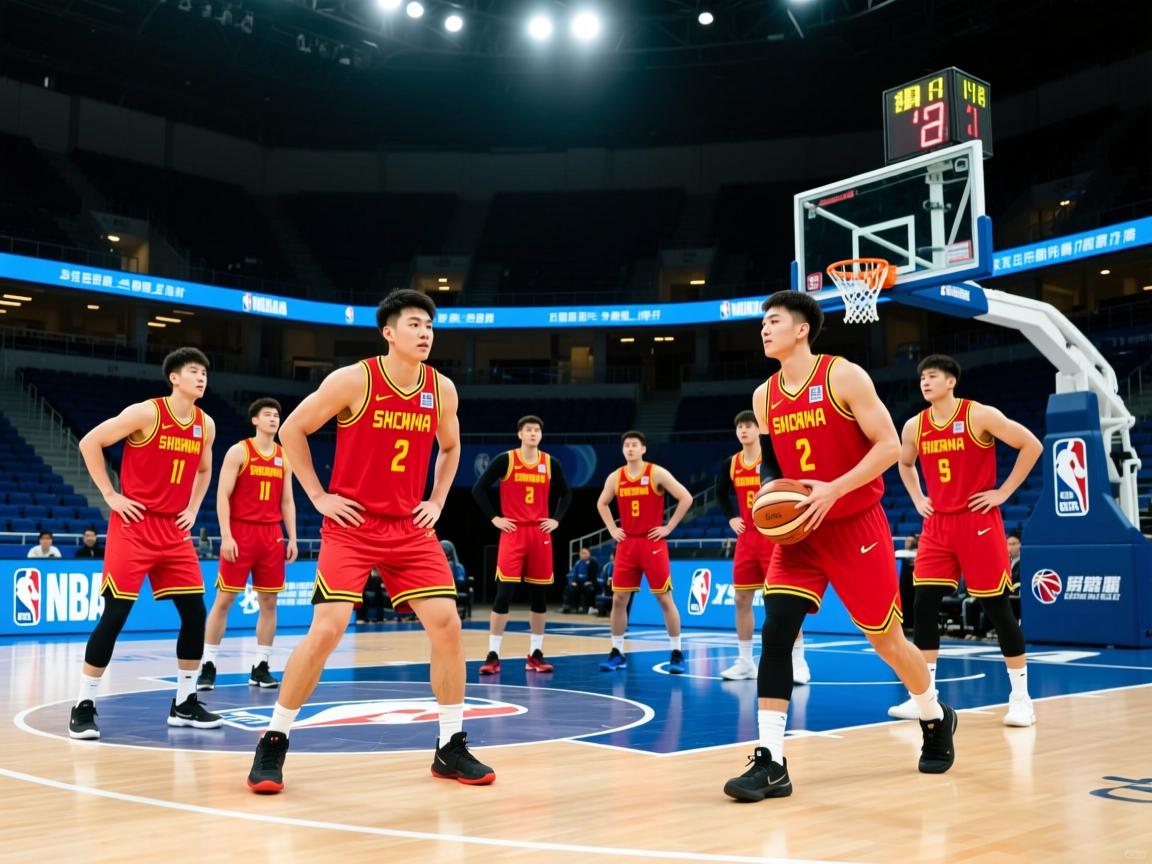 国内篮球强队备战重大赛事，精神抖擞